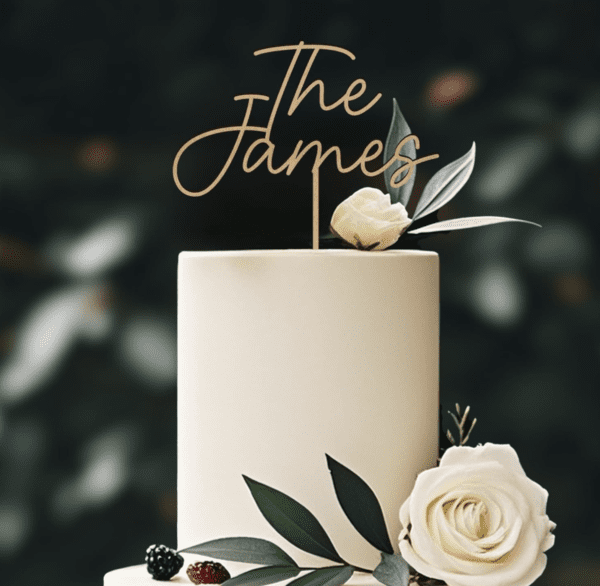 Personalized Wedding Cake Topper